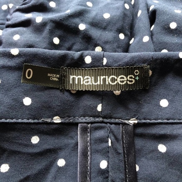 3/$30 Navy Polka Dot Cover Up - Picture 5 of 5